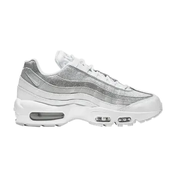 Кроссовки Nike Wmns Air Max 95 'White Metallic Silver', серебряный
