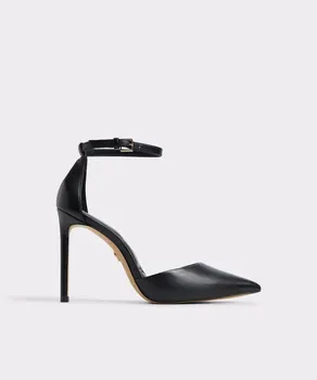 Женские туфли-лодочки из кожи с острым носком Aldo, черный