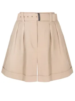 Шорты льняные BRUNELLO CUCINELLI