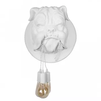 Настенный светильник Loft It Bulldog 10177 White с животными