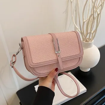 Retro small bag women s bag new trendy fashion versatile spring and summer messenger bag shoulder small square bag чёрный