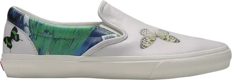 Кеды Vans Damien Hirst x Classic Slip-On VLT LX Butterfly, кремовый