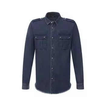 Джинсовая рубашка Balmain
