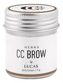 Хна для окрашивания бровей CC Brow Color Correction Professional Brow Henna Grey Brown: Хна 5г