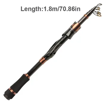 Спиннинговая удочка FTK 1,5 м/1,8 м/2,1 м CW 10-30 г сверхлегкие портативные удочки из углеродного волокна Spinning-150cm/4.92FT
