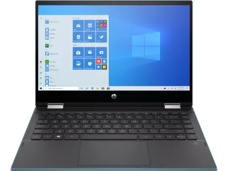 Ноутбук HP Pavilion x360 14-dw1004ur (2X2Q8EA) сине-зеленый