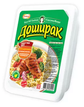 Лапша Доширак острая курица 90г