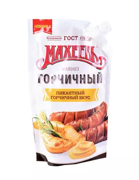 Майонез Махеевъ Горчичный 50,5% 380г д/п