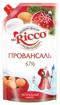 Майонез Mr.Ricco провансаль 67% 400 мл д/п
