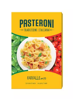 Макаронные изделия Pasteroni Бабочки №170 400г