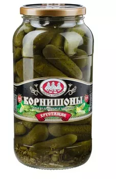 Корнишоны Скатерть-Самобранка маринованные 3-6см 1415мл ст/б