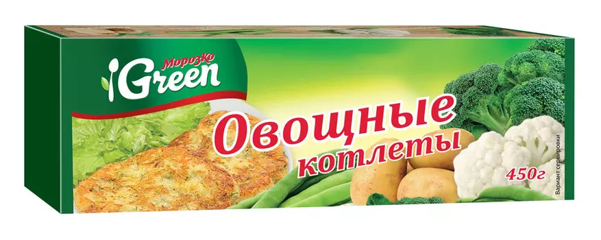Котлеты овощные Морозко Green 450г