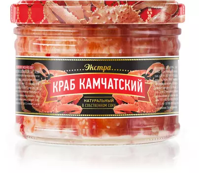 Краб в/с натуральный Путина 510г ст/б