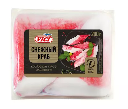 Крабовое мясо Снежный краб Vici 200г