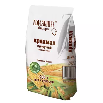 Крахмал кукурузный Домашнее Бистро 200г