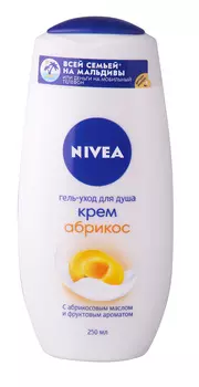 Крем-гель д/душа Nivea Молоко и абрикос 250мл