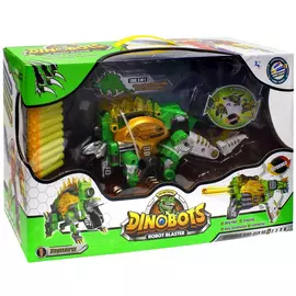Робот-бластер Junfa Dinobots 2 в 1 - Стегозавр, зеленый