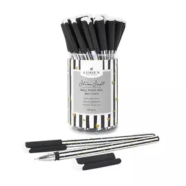 Ручка масляная Lorex B&amp;W Straps синяя 0,5 мм