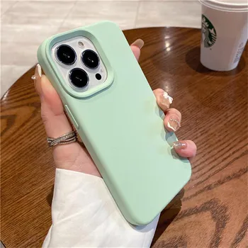 Для iPhone 14 13 15 Pro Max чехол роскошный жидкий силиконовый чехол для телефона iPhone 11 12 Pro Max XS XR 7 8 14 15 Plus защитный чехол For 7 8 or SE 2020 темно-фиолетового