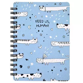 Блокнот Be Smart Feed us коты 10,2x14,2 см 120 л