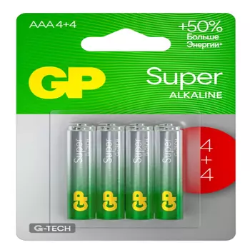 Батарейки GP Batteries gp ultra 8шт AAA 24а