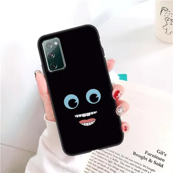 Чехол для телефона с улыбкой для Samsung S21 Ultra S20 Plus, чехол с забавным лицом, чехлы для Samsung S20 FE S10 S22 S9 S8 S7 Note 20 10 9 8, чехол Funda Samsung S9 Plus