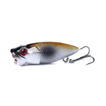 1шт Hengjia Mini Topwater Popper Рыболовная приманка 3,5 см 2,7 г Жесткая пластиковая рыболовная приманка