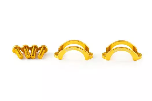 Хомут A2Z, для тормозов Formula B4/TEKTRO, M5 болт, алюминий, золотистый, LC-H5-6