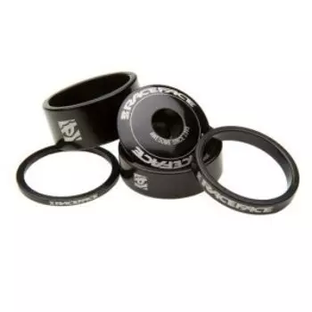 Комплект колец рулевой колонки Race Face Headset Spacer Kit, Aluminum, черный, HSSKITALU