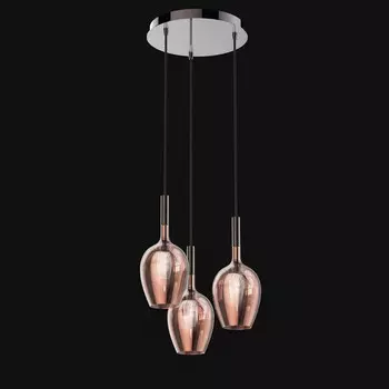 Подвесная люстра Italamp 3050/S3 metallizzato oro rosa/CDF