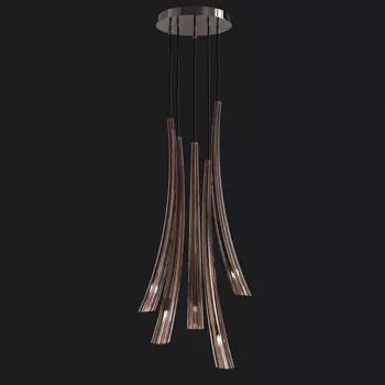 Подвесная люстра Italamp 439/S5 tortora/CDF