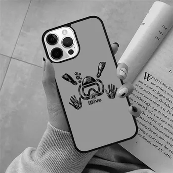 Чехол для телефона для подводного плавания с аквалангом для iPhone 5 6 7 8 Plus X XR XS SE2020 Apple 11 12 13 mini Pro Max Galaxy S20 S21 iPhone 5 5S SE