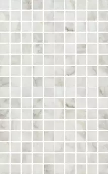 Керамическая плитка Kerama Marazzi Декор Кантата мозаичный белый глянцевый 25х40