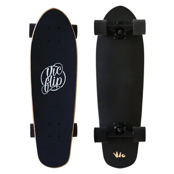 Maple Skateboard Cruiser Board Полный дорожный скейтборд Крутой скейтборд Penny для начинающих Skate чёрный