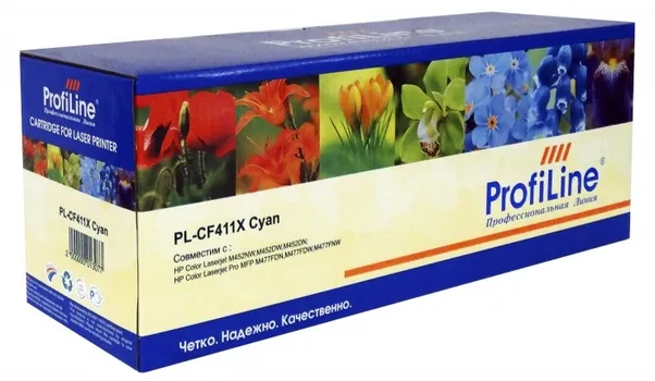 Картридж ProfiLine PL-CF411X №410X для принтеров HP LaserJet Pro M477/M452 Cyan 5000 копий ProfiLin