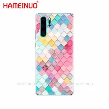 Силиконовый чехол для телефона huawei P30 PRO LITE P SMART 2019 plus p smart Z p20 lite 2019 Rainbow Pastel Watercolor Moroccan huawei P30