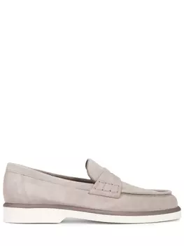 Лоферы замшевые SANTONI