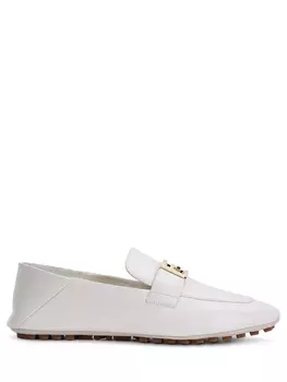 Мокасины кожаные FENDI
