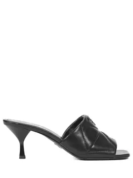 Мюли кожаные PRADA
