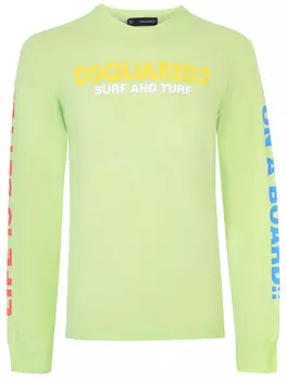 Лонгслив хлопковый DSQUARED2