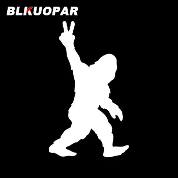 BLKUOPAR Sasquatch Yeti знак силуэт автомобильные наклейки крутая виниловая наклейка личность окна топливный бак крышка автомобиля этикетка