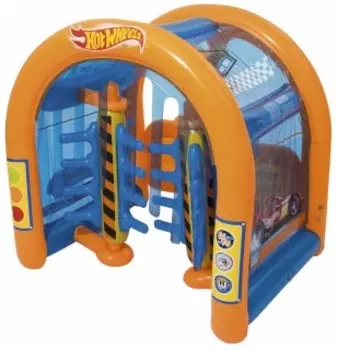 Пляжный аксессуар BestWay 93406 Hot Wheels Автомойка с брызгалкой, 150х130х150см