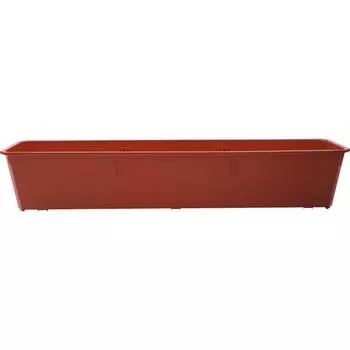 Ящик балконный Ingreen 80x17x15 см v12.5 л пластик терракотовый