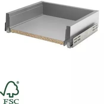 Ящик для навесного каркаса Delinia ID 36.8x9.4x31 см металл цвет серый