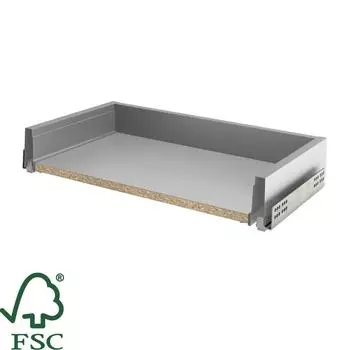 Ящик для навесного каркаса Delinia ID 56.8x9.4x31 см металл цвет серый