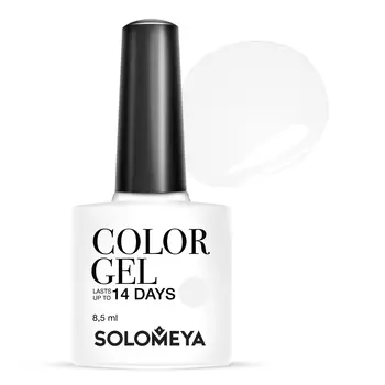SOLOMEYA Гель-лак Solomeya Color Gel Super White 125 / Супер белый 8,5 мл