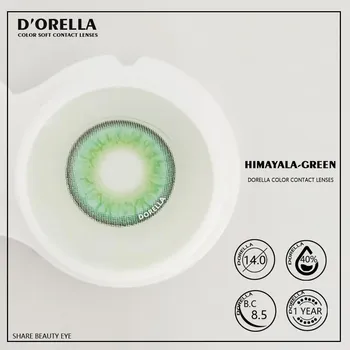 DORELLA 1 пара мягких линз Исландия Diamond Jolie Diva большие глаза мягкие цветные контактные линзы косметические контактные линзы