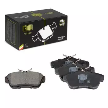 Колодка тормозная PEUGEOT Expert (07-)/CITROEN Jumpy (07-) диск. задняя (TRIALLI)