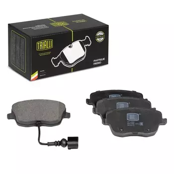 Колодка тормозная SKODA Fabia (07-)/Roomster (06-)/VW Polo (05-) диск. передняя (TRIALLI)