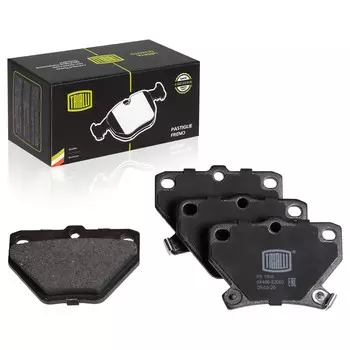 Колодка тормозная TOYOTA Corolla (01-) диск. задняя (TRIALLI)